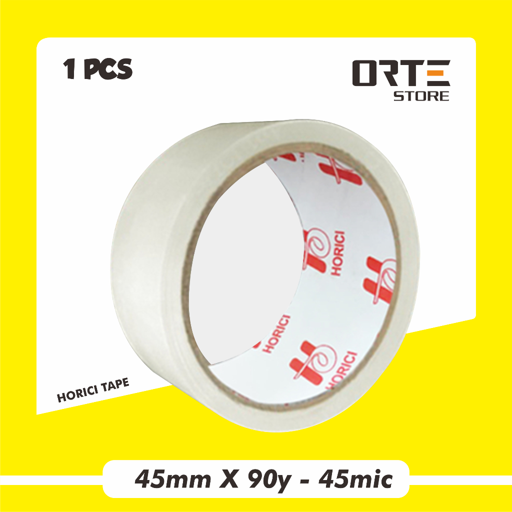 

[Satuan] Lakban Bening dan Coklat 45mm x 90y Produk Original Perekat Kuat berkualitas