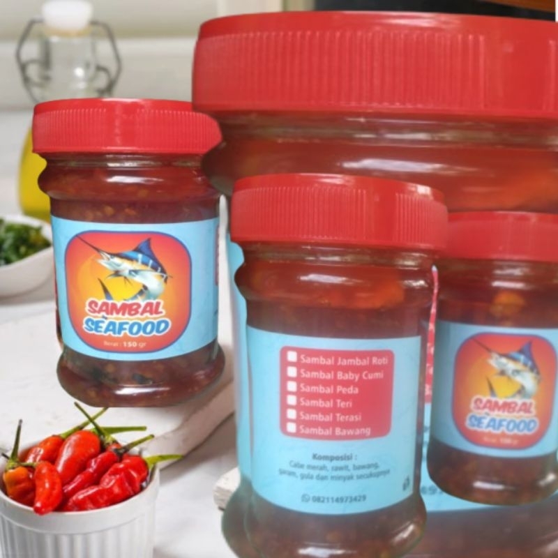 

Sambal Pedas Seafood Varian Ikan Peda