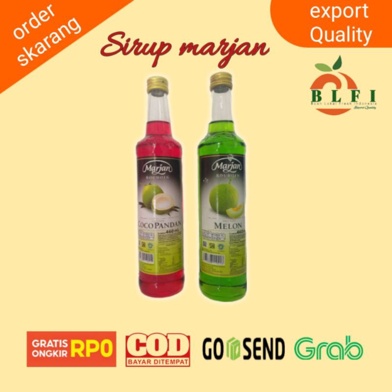 

MARJAN SIRUP/SIRUP MARJAN COCOPANDAN/MELON 460ml