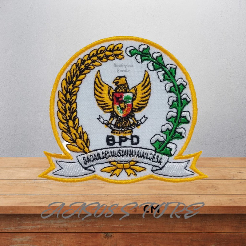 LOGO BORDIR BPD BEDGE BPD EMBLEM PATCH BPD DESA