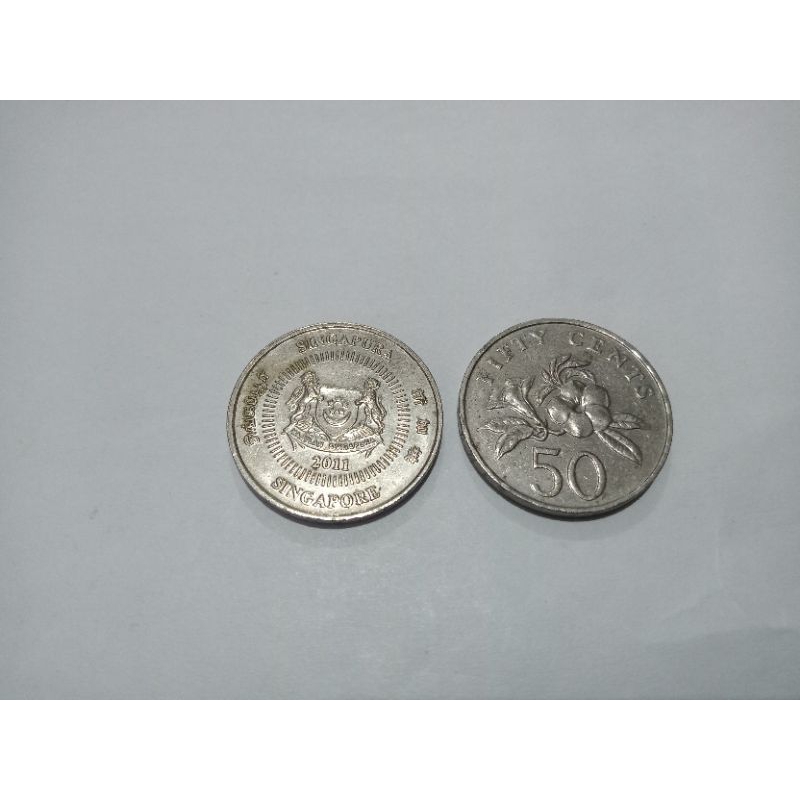 Koin 50 cent Singapore