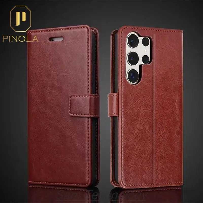 Samsung S24 / S24+ / Ultra / S20 / S20Ultra / S20+ Plus Flip Cover Kancing Leather Case Sarung Dompe