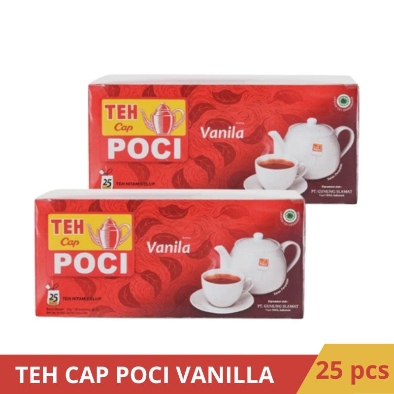 

Teh Poci Vanilla - Teh Celup Cap Poci Box 25 pcs