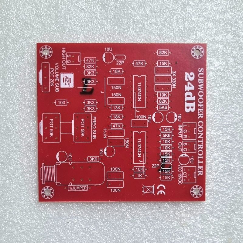 PCB Subwoofer Controller 24dB Control Subwoofer