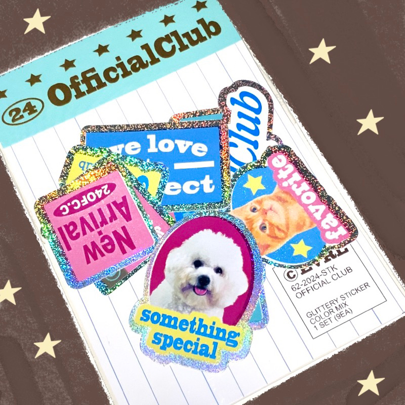 

24 OFC Sticker Glitter by Evrl