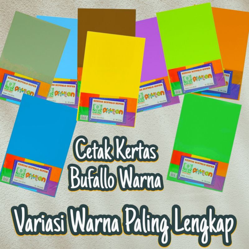 

Jasa Print / Cetak Kertas Bufallo F4 / Folio Warna Paling Lengkap