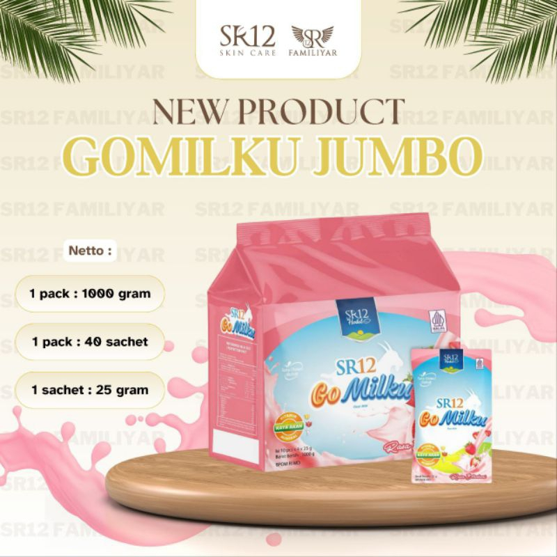 

GOMILKU SR12 1 SACHET(25g) / Per Pack / ORIGINAL / COKELAT / STROBERI