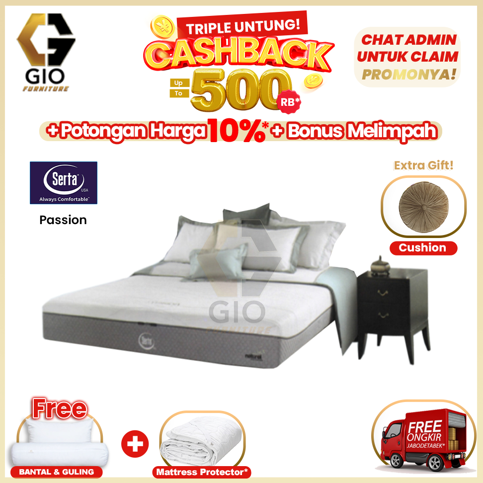 Kasur Serta Passion / Serta Springbed Passion (Hanya Kasur)