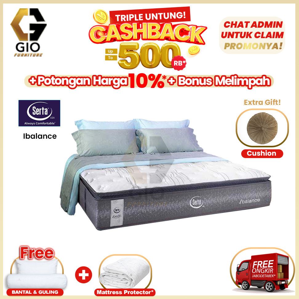 Kasur Serta iBalance / Serta Springbed iBalance (Hanya Kasur)