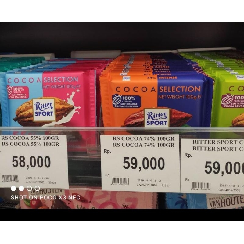 

MURAH RITTER SPORT 100GR