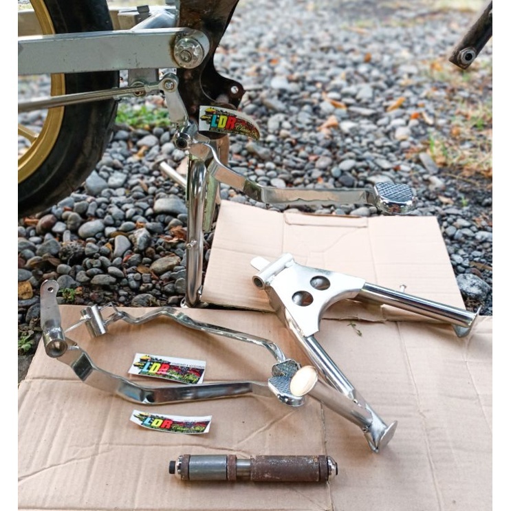 Standart Tengah Scorpio Set Full Pedal Blizt model Ori set As Repairkit Honda GL MP Tiger CB