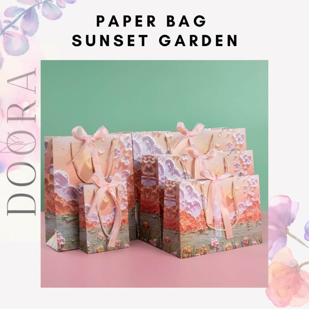 

Paper Bag Sunset Garden