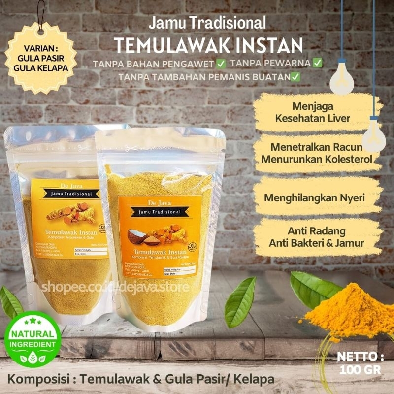 

Temulawak Instan Minuman Tradisional Sari Temulawak 100 gr