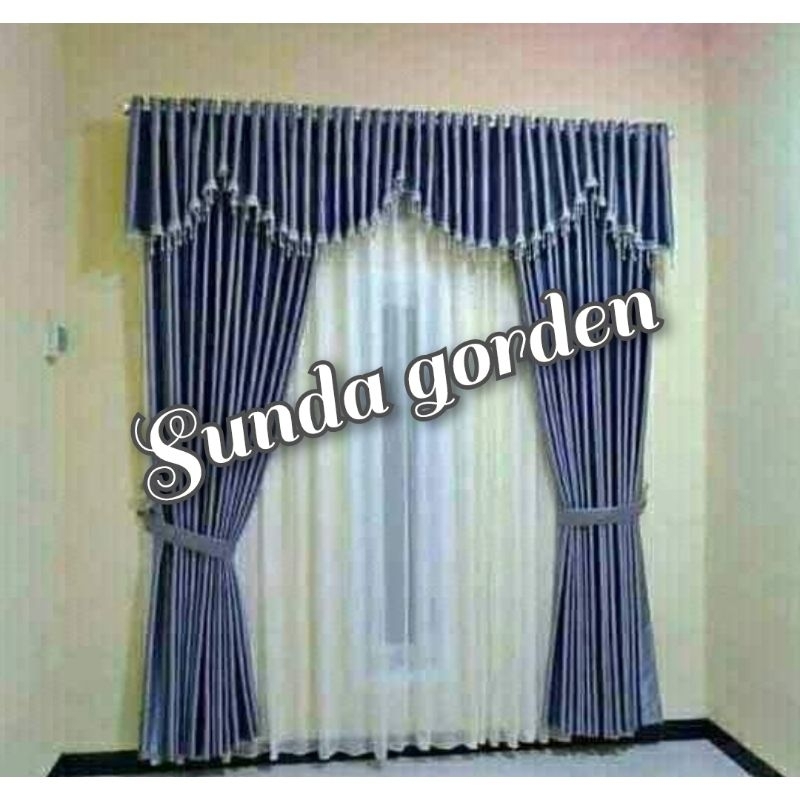 Gorden Poni jendela Lebar 300 Lebar 400 hordeng jendela full menutup semua