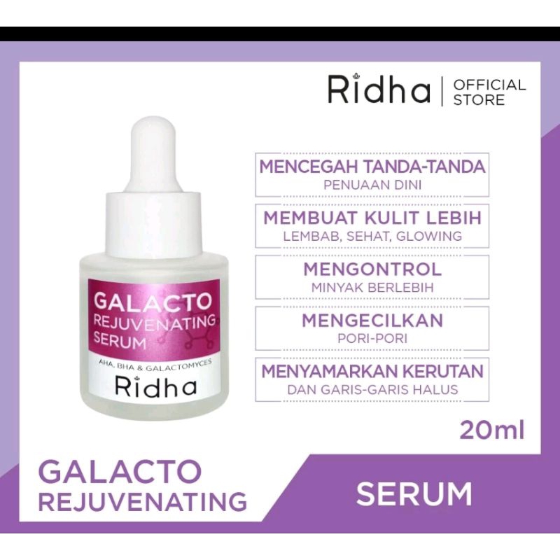 RIDHA GALACTO REJUVENATING SERUM
