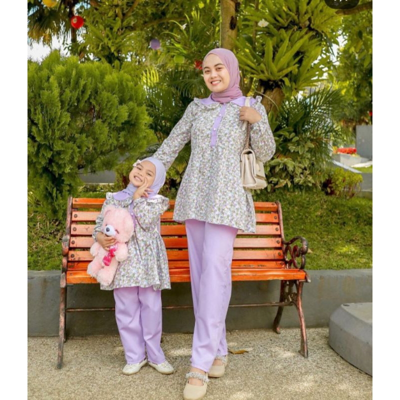 baju couple ibu anak one set couple katun jepang