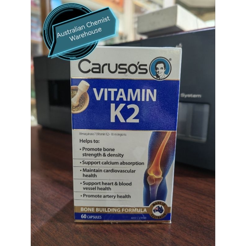 Caruso's VITAMIN K2 BONE BUILDING FORMULA - 60 Capsules