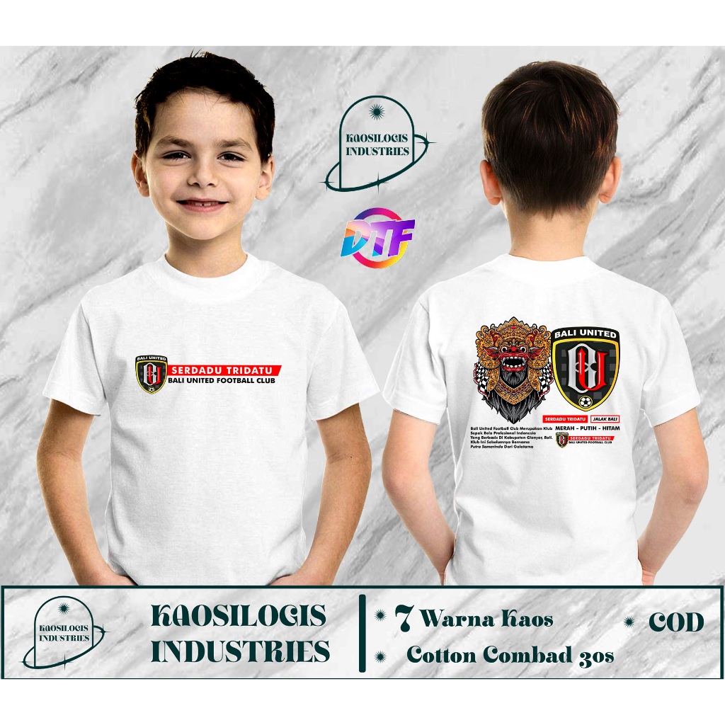Kaos Anak Serdadu Tridatu Bali United Liga 1 Supporter Bali - Kaosilogis