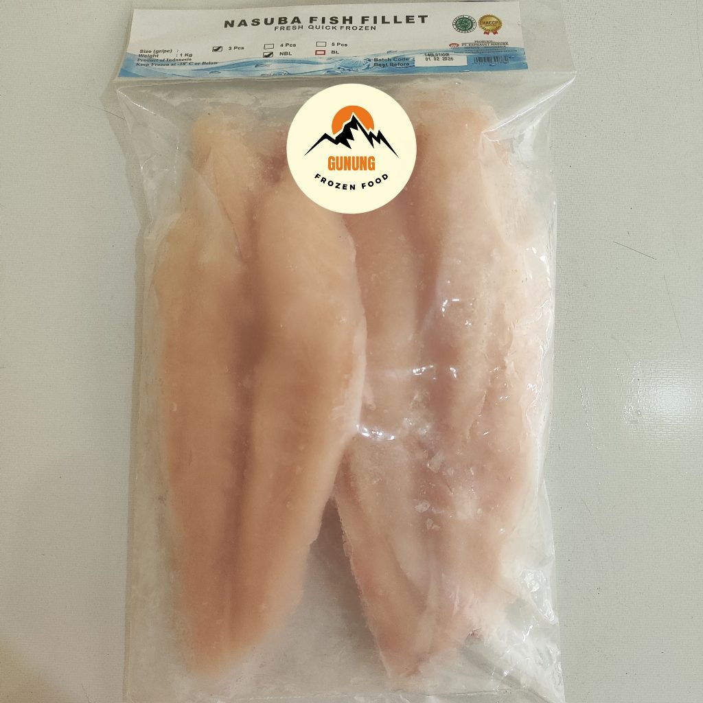 

Nasuba Ikan Dory Fillet 1kg, all size