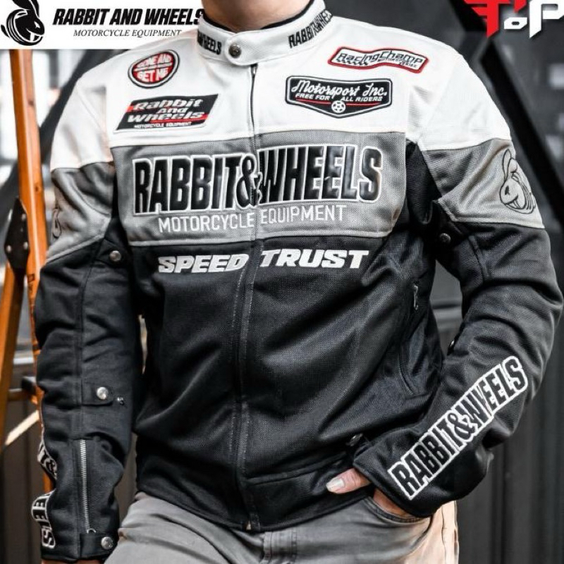 Jacket Rabbit And Wheels Combo White Original Full protector