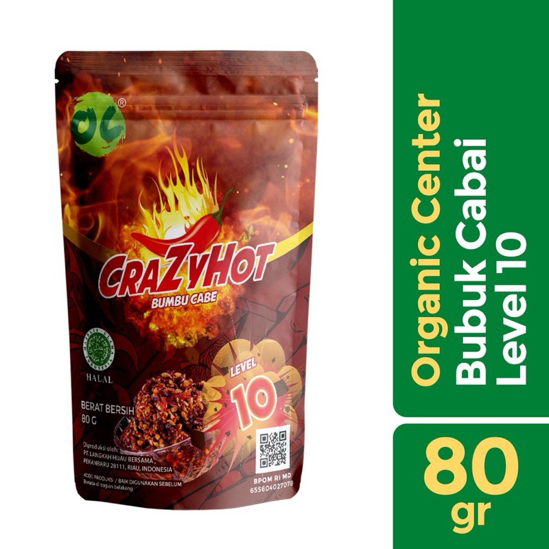 

Organic center - Crazy hot level super extreme chili powder - bubuk cabe by Titi Kamal