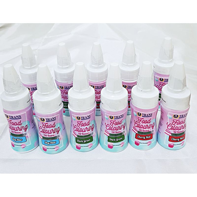 

Trans Food Coloring Oil Based Pewarna Makanan 50gr