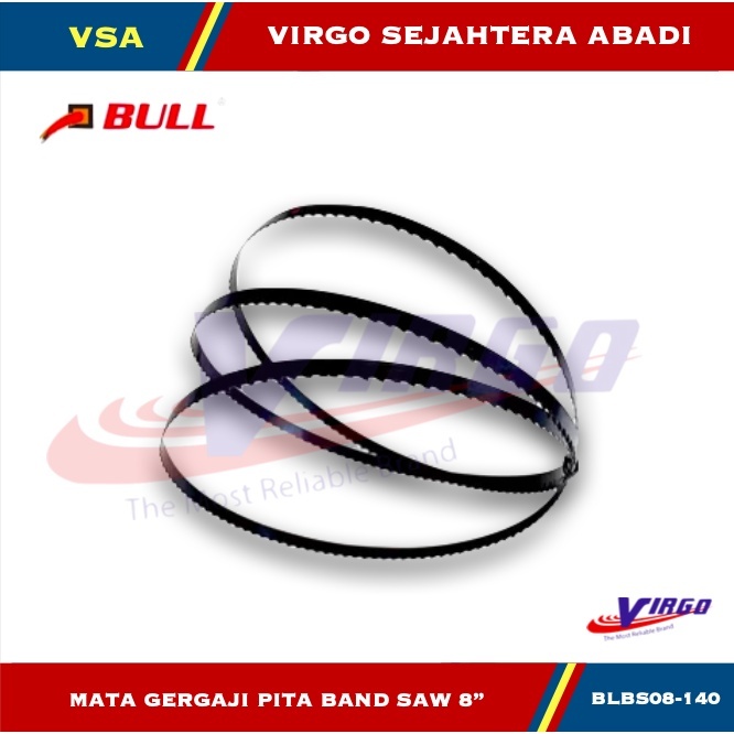 BULL MATA GERGAJI PITA BAND SAW 8" INCH 8 inchi