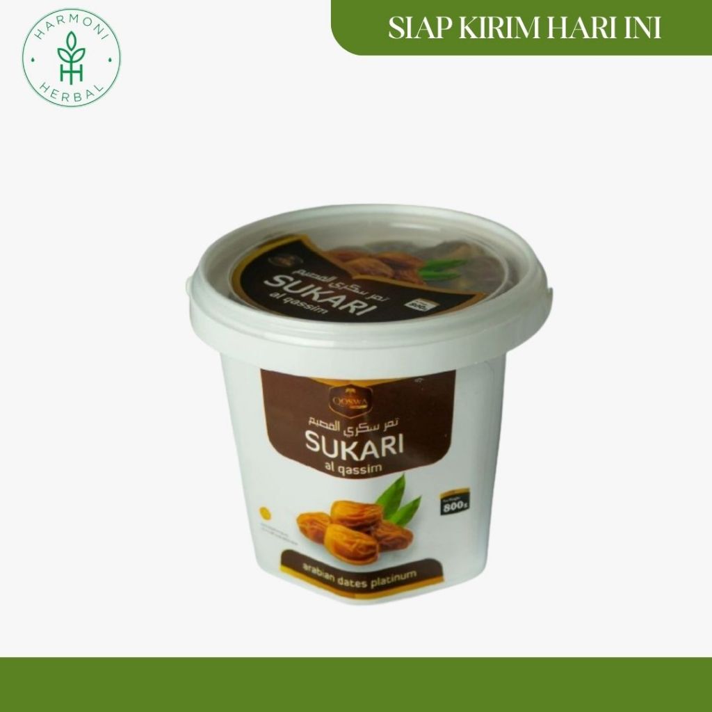 

Kurma Sukari Al Qassim Ember 800GR | Kurma Raja Sukkari Dates Basah Lembut Quality Premium Oleh-Oleh Haji Umroh