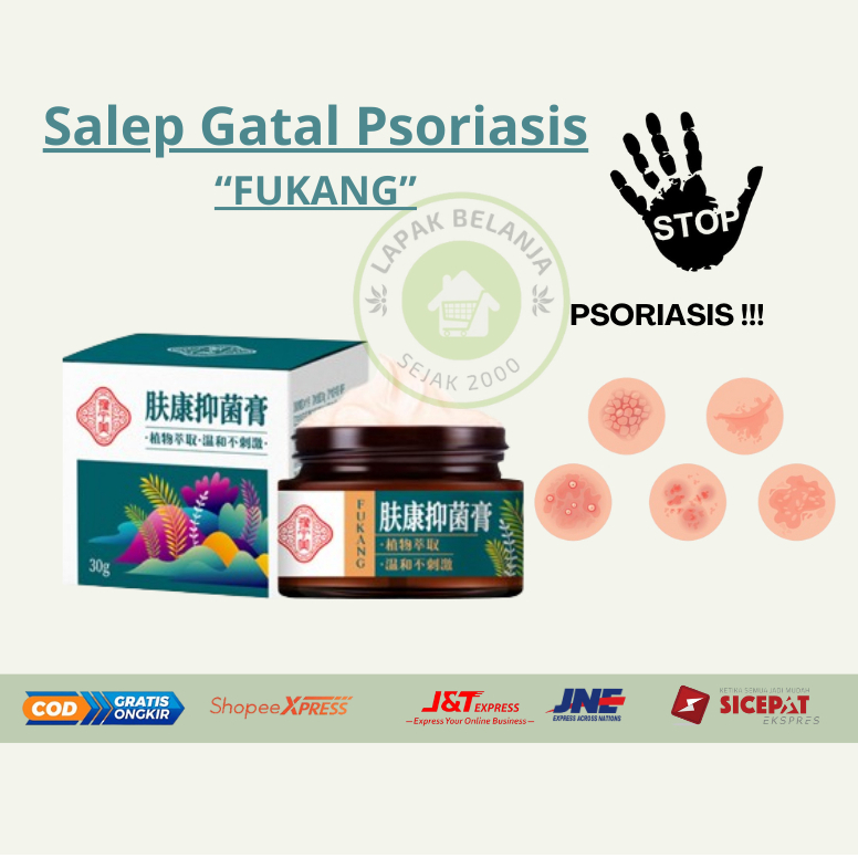 FUKANG SALEP GATAL PSORIASIS EKSIM JAMURAN ANTI BAKTERI FUKANG ASLI