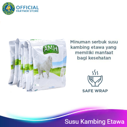 

AMH Original Susu Kambing Etawa Full Cream 10 sachet Rasa Vanila