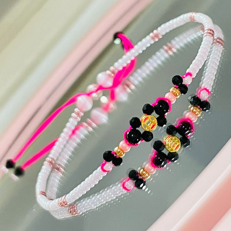 GELNG TALI MANIK SERUT EMAS 24K CHARM CHIAN EMAS HK ASLI 9999%