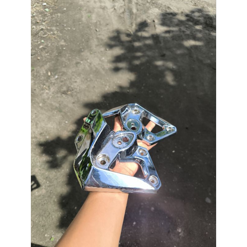 kupingan lampu depan tiger ori crom