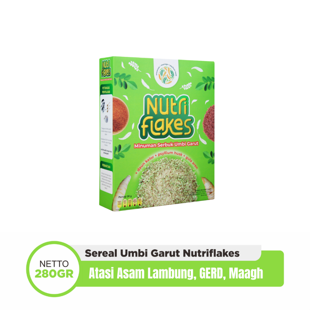

Madre Nutriflakes Sereal Herbal Bantu Atasi Asam Lambung Maag Kronis Gerd