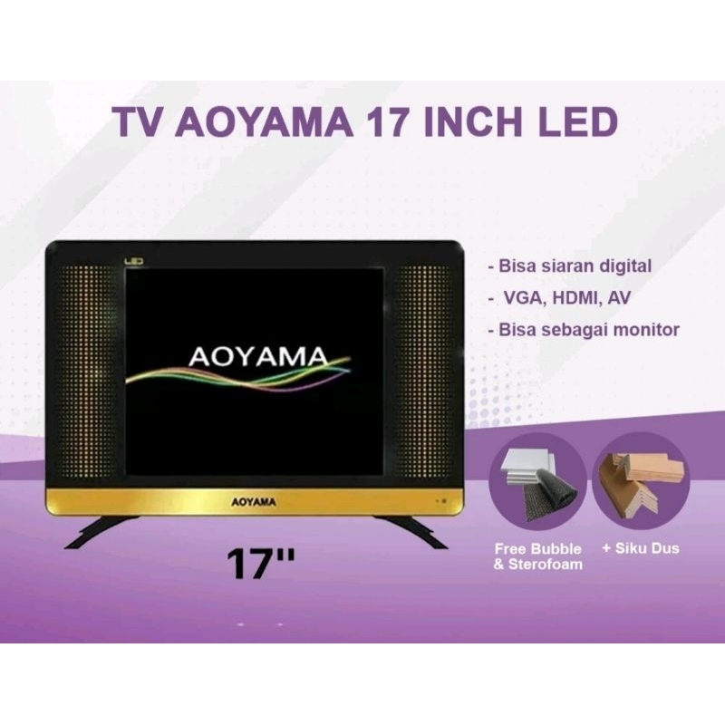 AOYAMA LED TV 17inch (Digital tv)