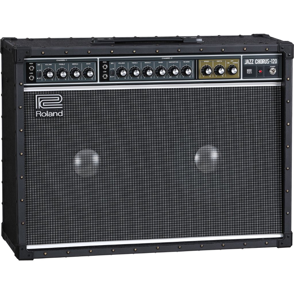 Amplifier Roland JC-120 Jazz Chorus 2x12" 120 Watt Stereo Combo Amp JC120 JC 120 Ampli Original