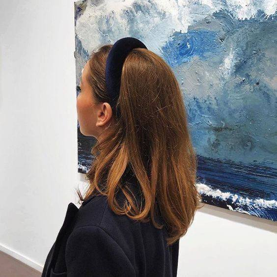 Elaine puffy headband bandol hiasan rambut bandol lembut