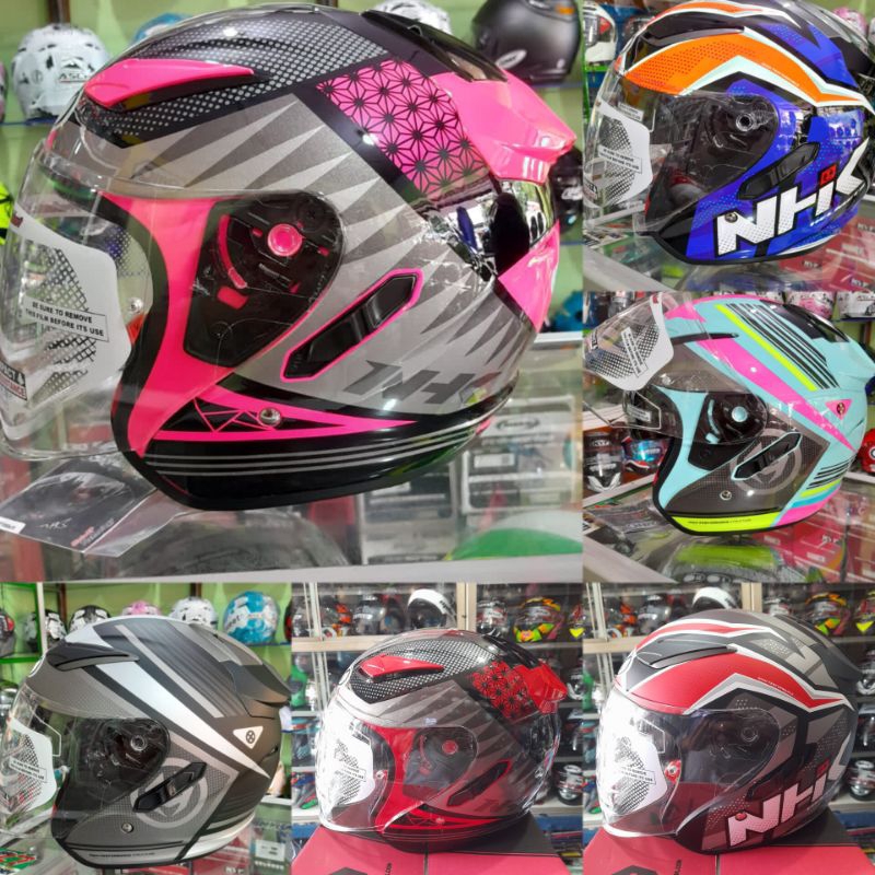 helm NHK R1 motif double visor