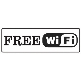 

Akrilik sign label FREE WIFI