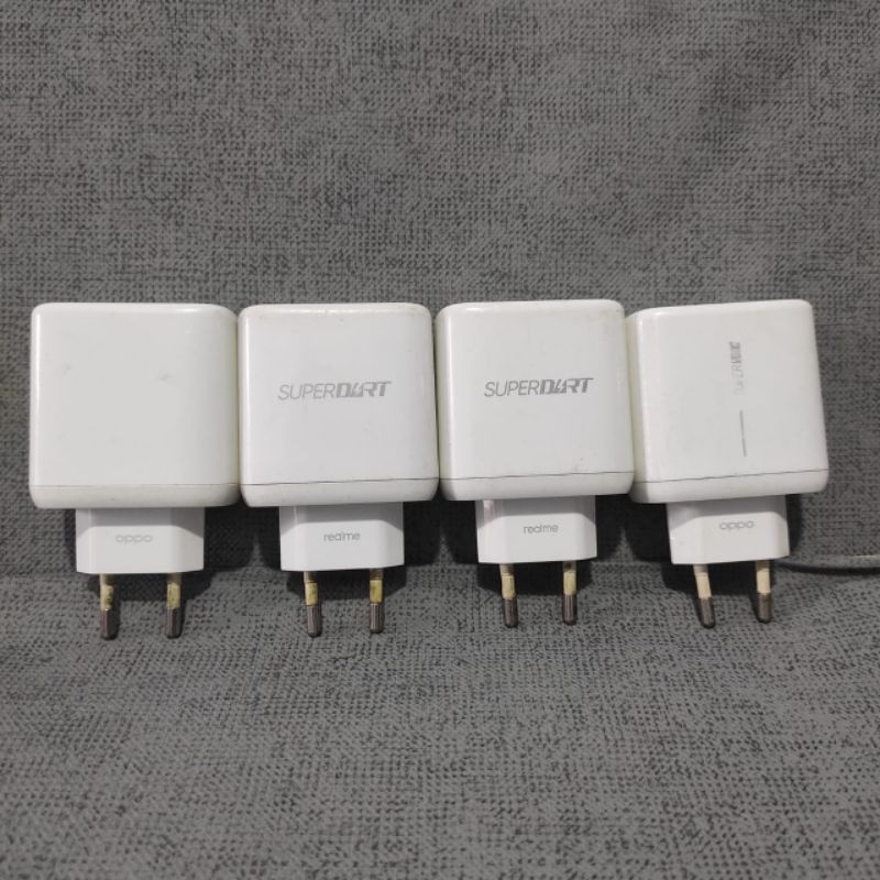 Adaptor realme & oppo 65 watt 65w original copotan ( second / bekas copotan )