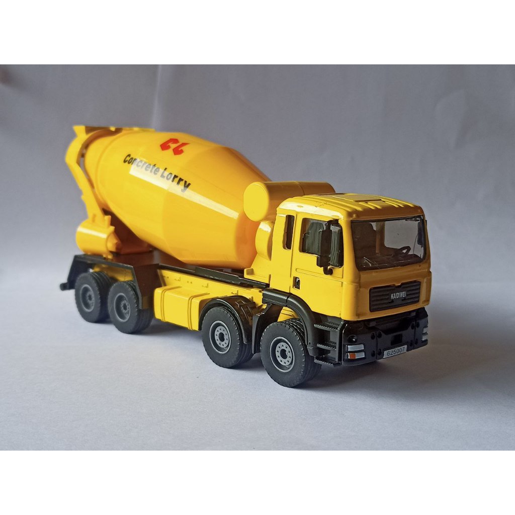 Diecast Truk Volvo Cement Mixer mainan miniatur mobil molen harga murah