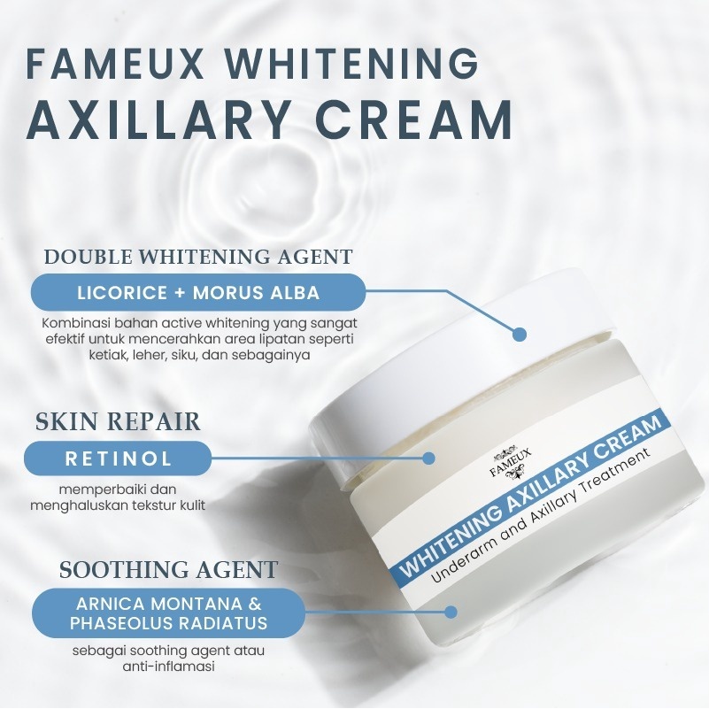 •JEJU• FAMEUX Axillary Cream - Underarm | Krim Pencerah Ketiak dan Area Lipatan