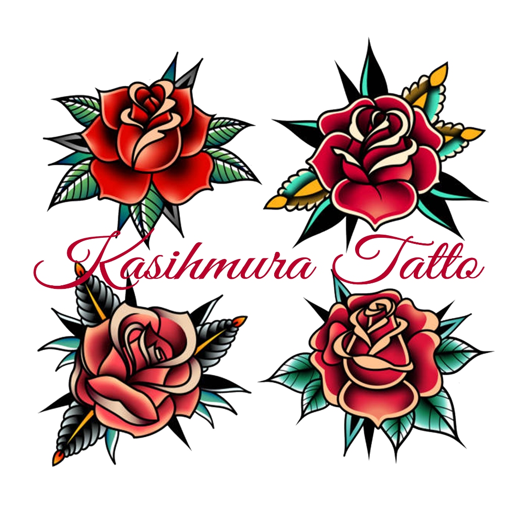 Tatto Temporer Bunga Mawar | Tattoo Temporary Rose Flower Tahan 1 Minggu Tidak Tahan 1 Bulan
