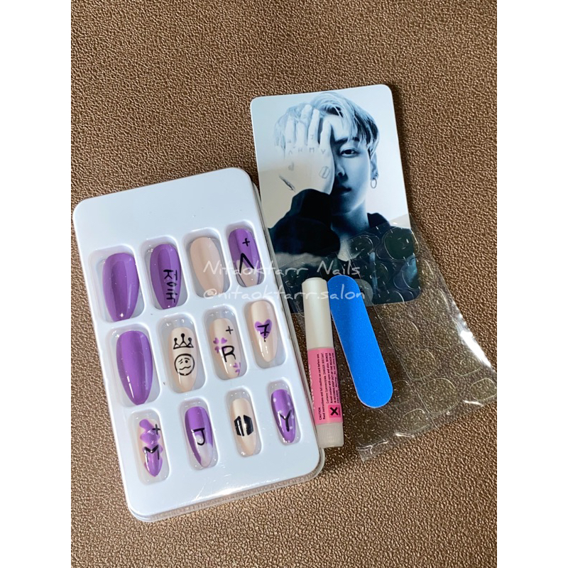 BTS Fake Nails JUNGKOOK