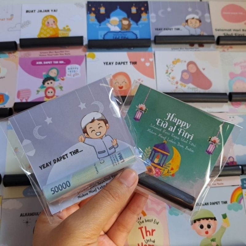 

amplo lebaran viral amplop sedotan isi 12