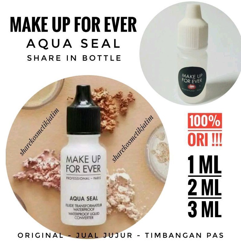 ART U34D Share Make Up For Ever Mufe Aqua Seal Share in Jar Botol Tetes