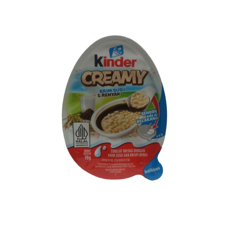 

Kinder Joy Creamy Krim Susu & Renyah 19gr