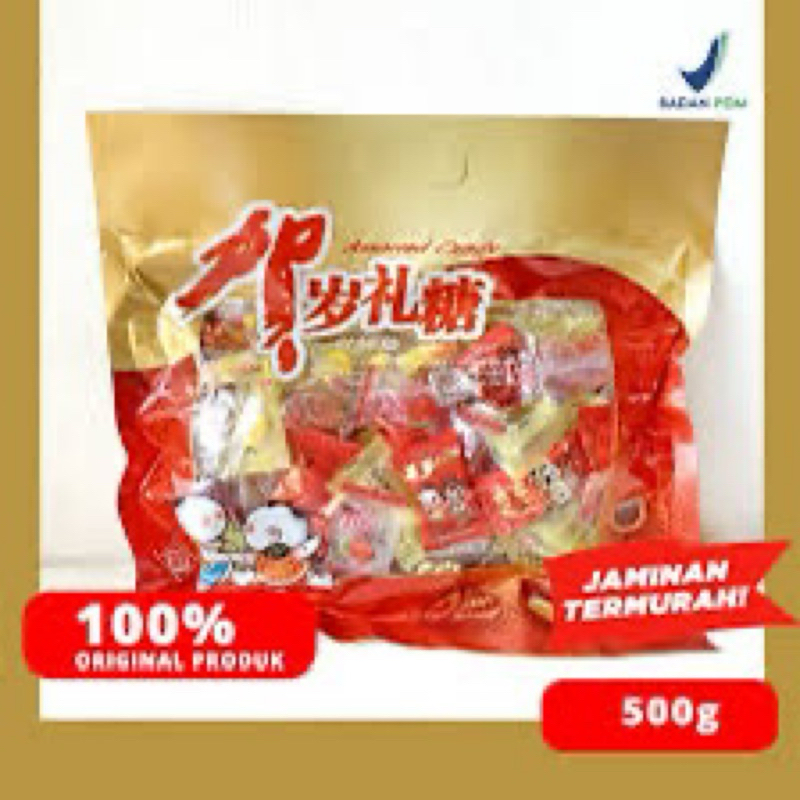 

New Assorted Candy 500g (Permen Campur)