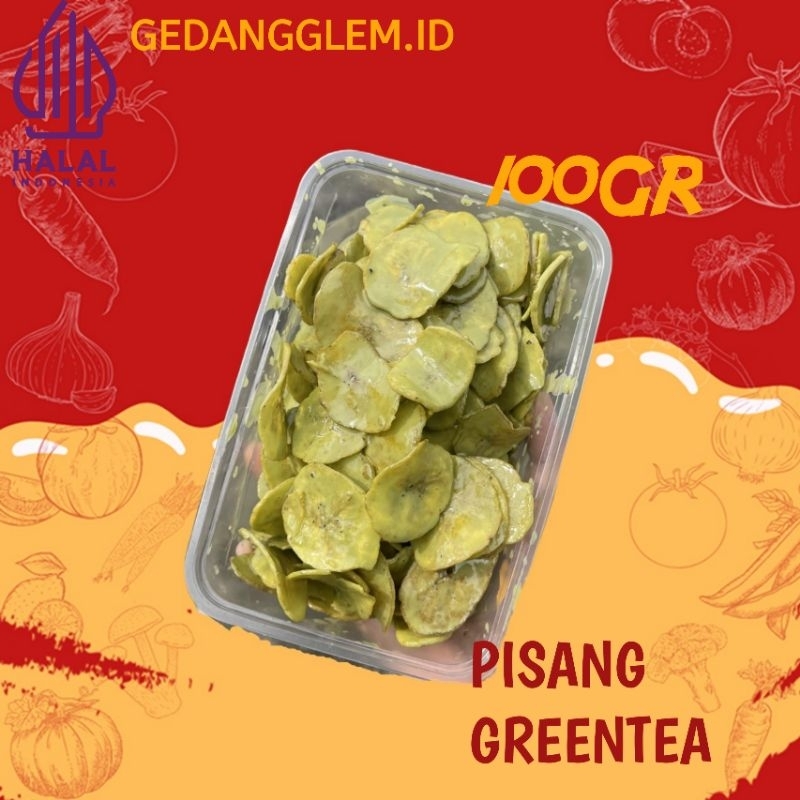 

100GR KERIPIK PISANG GREENTEA TERLARIS