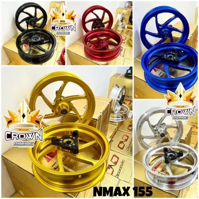Velg Delkevic DND Six Star 6Star Double Disc Depan Ring 13 Yamaha Nmax 155 Old New