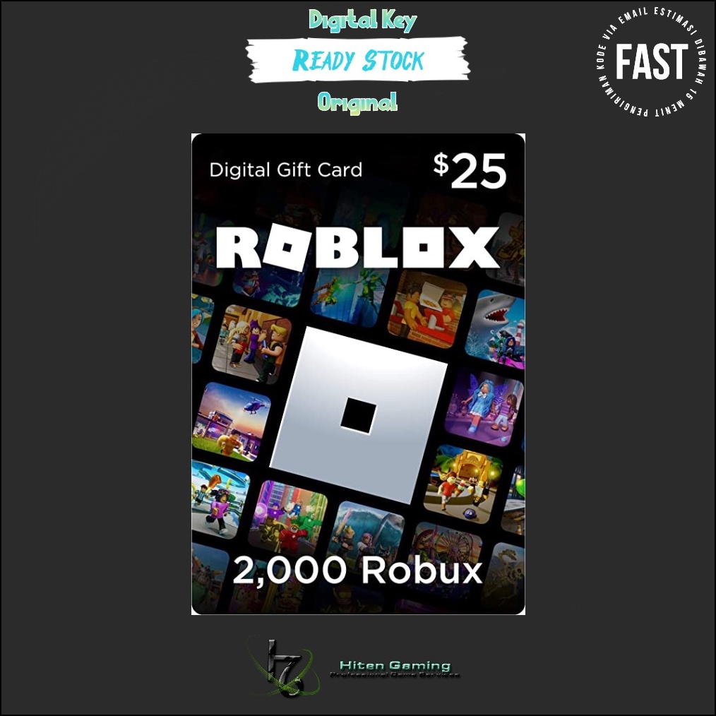 KODE S7X5 Voucher Roblox Robux Card Gift Cards Digital Code